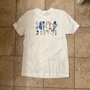 Floral White T-Shirt